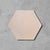 Mandarin Orange Hexagonal Cement Tile